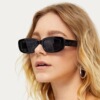 Square sunglasses, small glasses, 2022, European style, simple and elegant design, punk style
