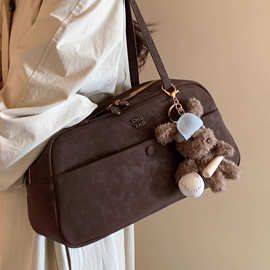 新款复古枕头包包女士秋冬百搭上班通勤包单肩腋下包时尚可手提包