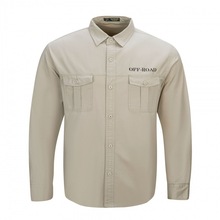 男士全棉春秋工装爸爸衬衫长袖中青年户外休闲大码批发跨境亚马逊