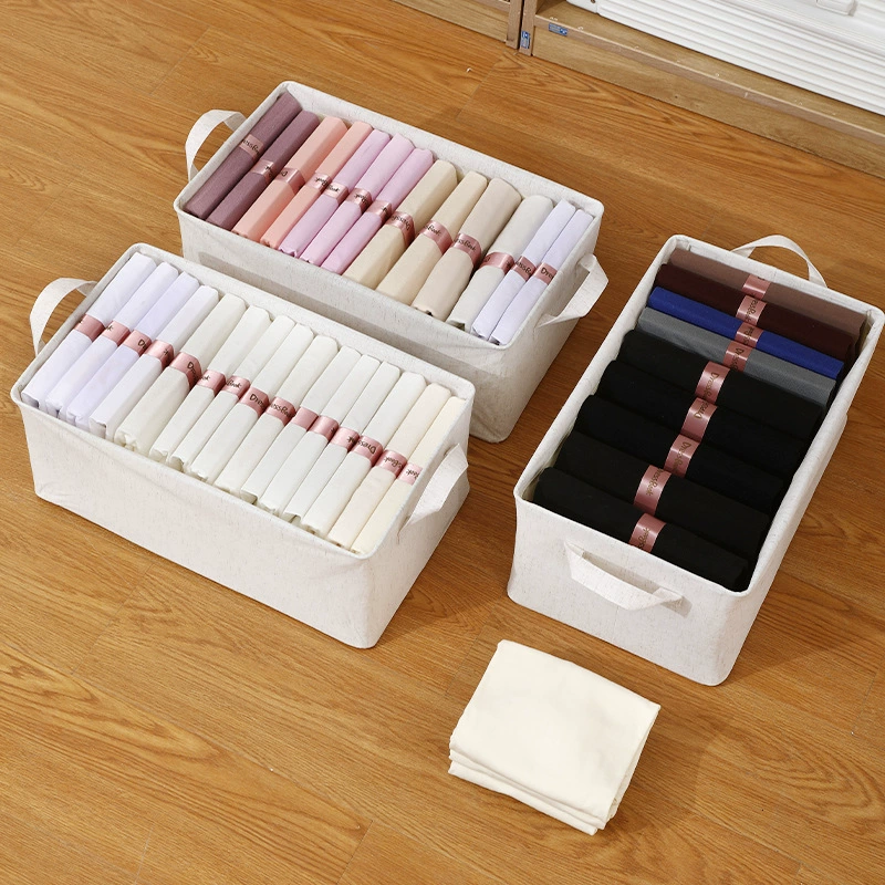 Storage box, storage system, cotton and linen, washable