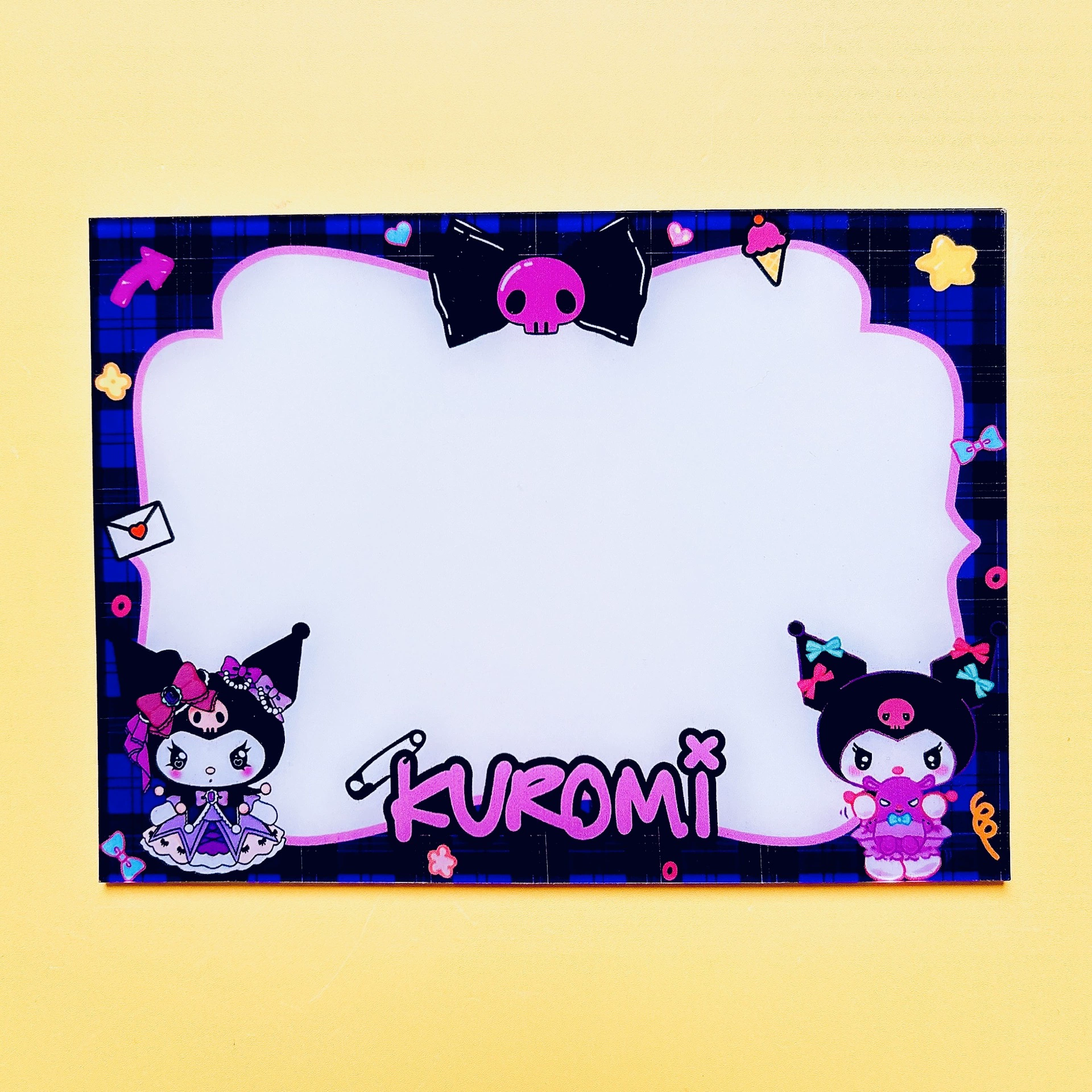 Новая акриловая пишущая доска сообщение Board Санрио Hello Kitty Kuromi кросс-бордер TK США и Япония взорванный 15см