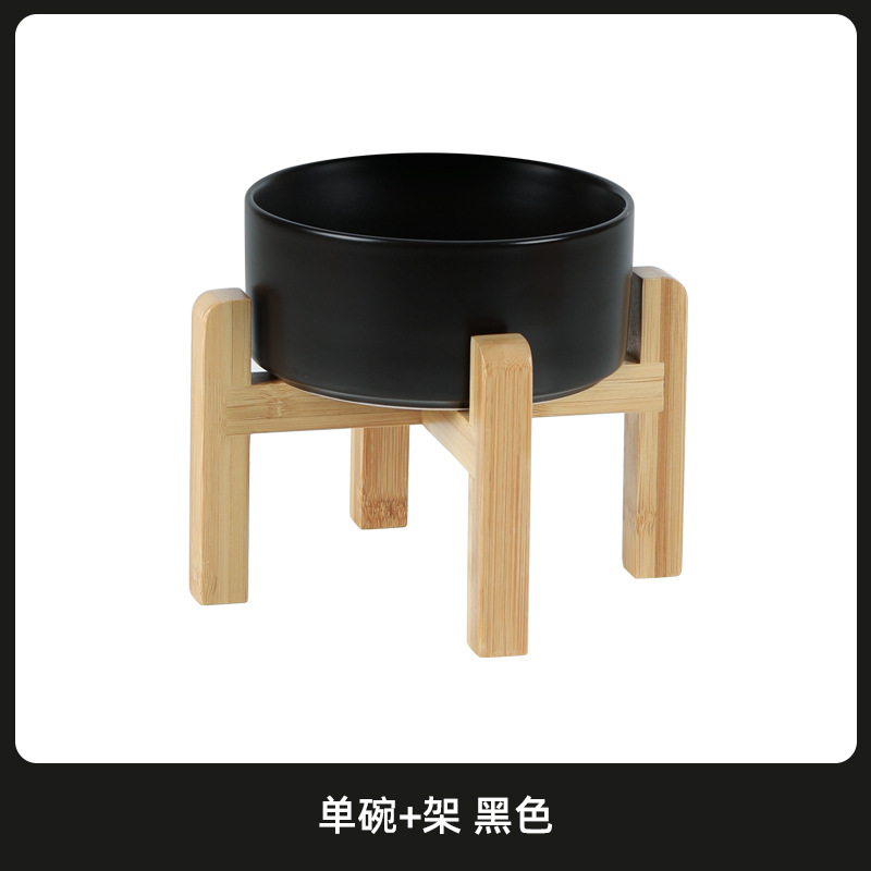 Comedero de Cerámica para Perros, Plato para Comida de Perros, Tazón para Gatos, Tazón Elevado para Gatos, Protección de la Columna Cervical, Antiderrames, Tazón Grande para Perros, Transfronterizo