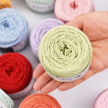 韩国手工钩针爆款 1.0mm多股棉线diy纯手工钩针编织 32s精梳棉纱