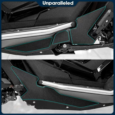 Motorcycle engine and accessories, 24-26 Zontes 368g Modified - 05-lower-guard-plate-high-seat-low-pedals-thickened-armor-stickers