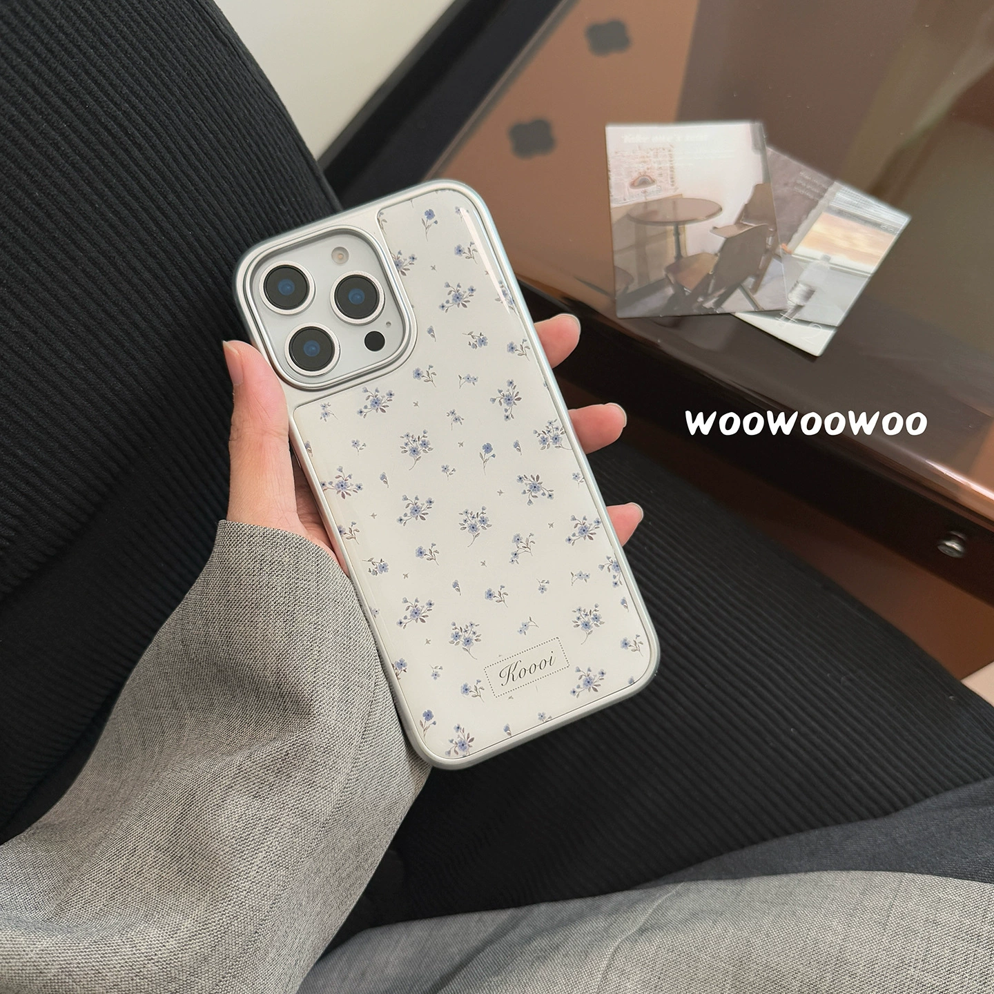 Фиолетовый фирменный совместимый чехол для iPhone 16, чехол для телефона, 16 Pro Max