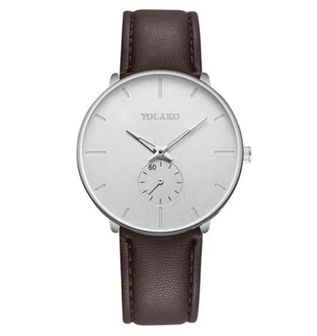 Transfronterizo nuevo reloj de cuarzo de malla de cuarzo para hombres ultrafinos populares reloj Delgado simple reloj de moda para hombres populares