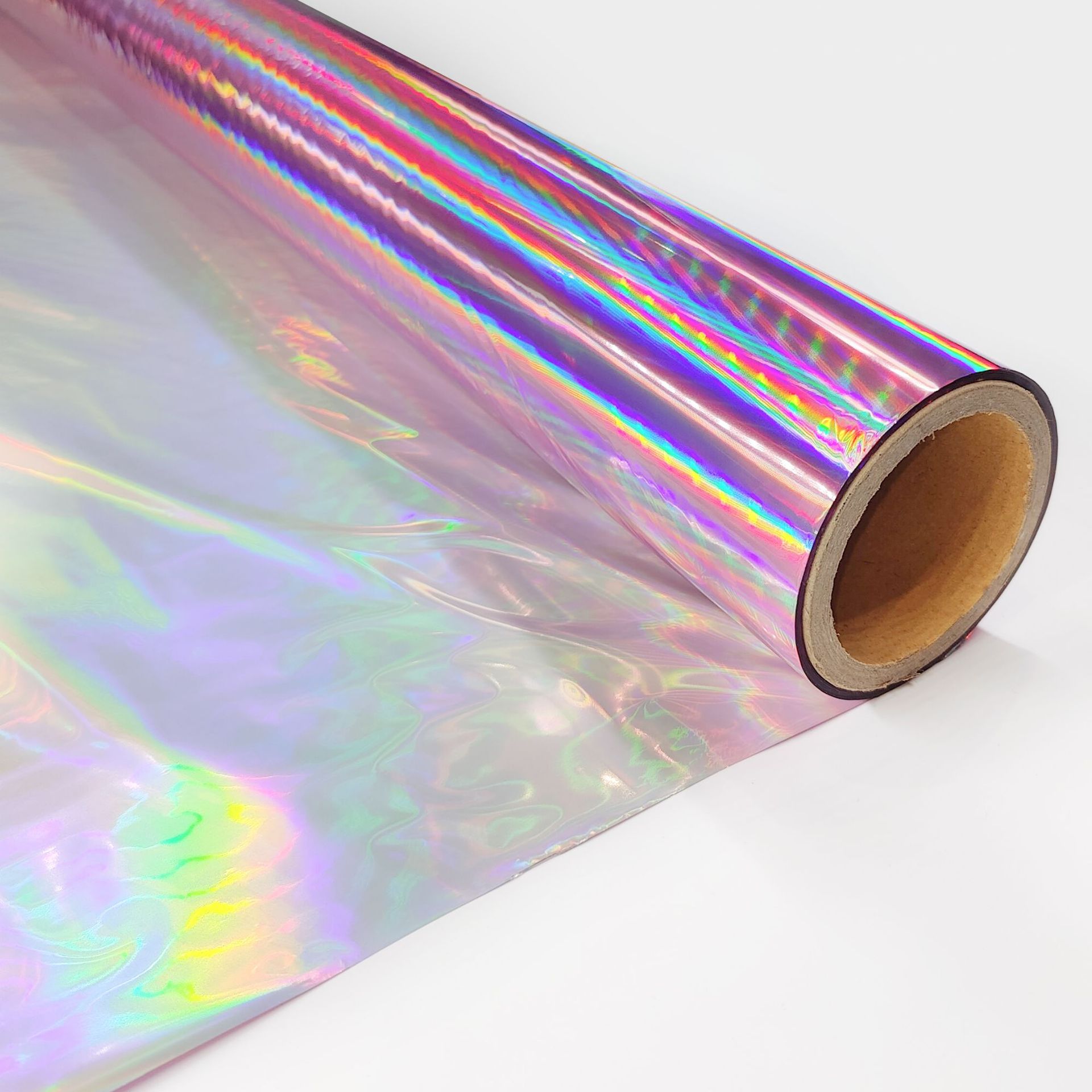 PET镭射镀铝全转转移膜金属预涂膜耐高温烫金膜鞋材辅料厂家