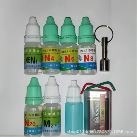 Тестовый раствор из нержавеющей стали Тестовый раствор из нержавеющей стали Тестовый раствор для идентификации раствора из нержавеющей стали