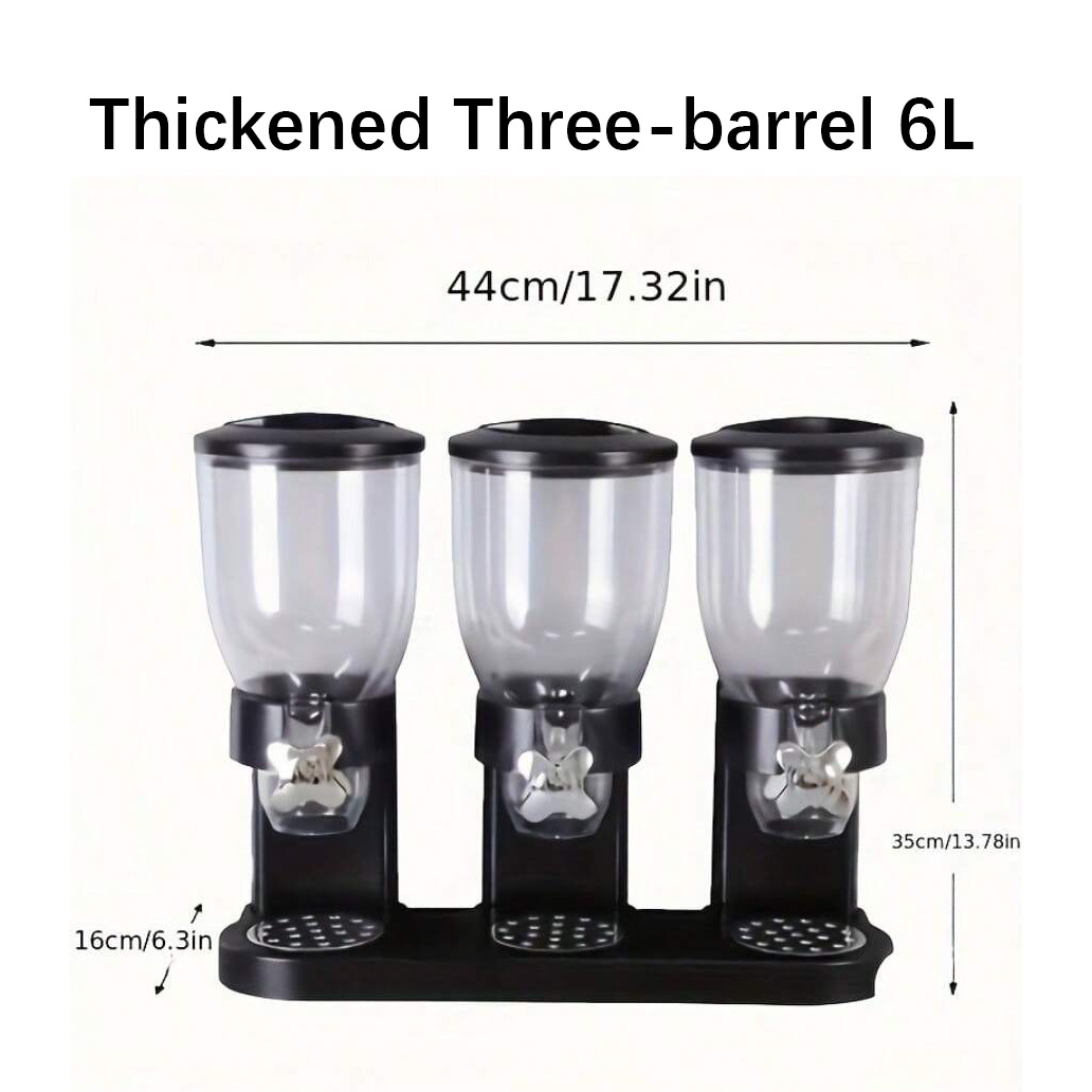 Cereal dispenser transfronterizo máquina de cereal olla de almacenamiento de granos de cocina olla de almacenamiento de bocadillos de frutas secas de avena