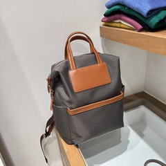 雙肩包小眾高級感通勤時尚百搭輕便大容量尼龍牛津布帆布手提背包