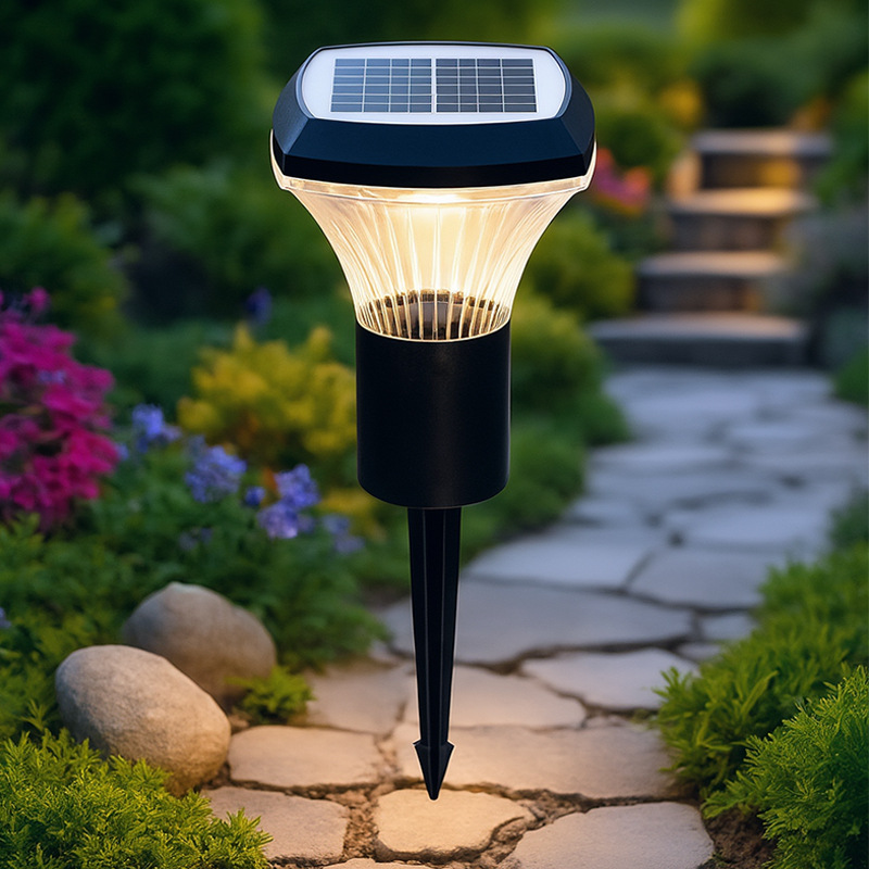 Luz solar transfronteriza de césped exterior impermeable patio al aire libre Villa paisaje jardín lámpara de césped