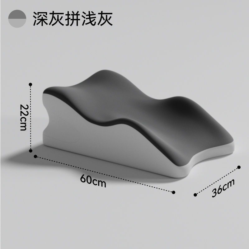 베개가 없는 기본모델 - 여름을 위한 업그레이드된 아이스실크 블랙