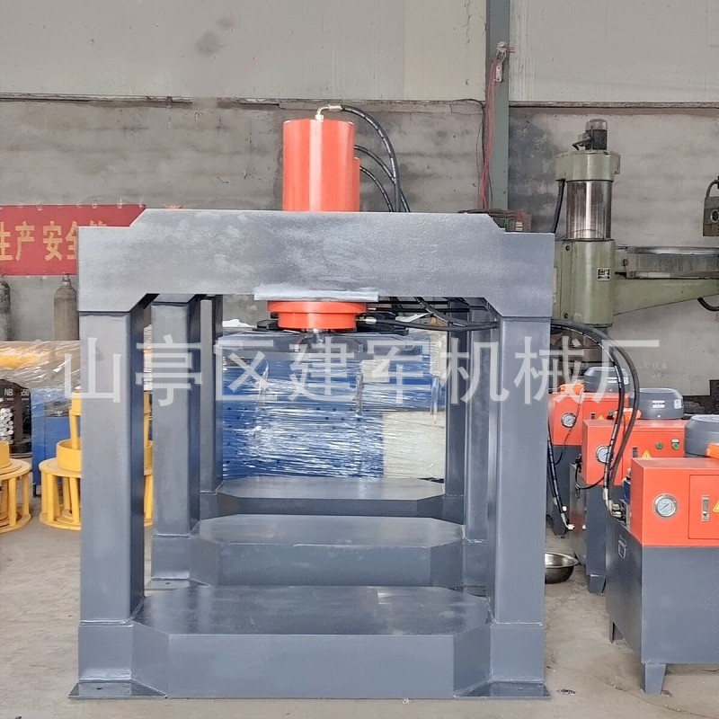 建军机械批发实心轮胎拆装机 框架式叉车龙门压胎机