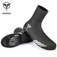 GEWAGE Bicycle Riding Shoes Covers with Thick and Fleece Outdoor Sports Warm Shoes Covers with Reflective Locking Shoes Covers