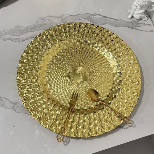 European-style plate, high-looking fruit plate, wholesale gift for customers, fruit plate, home use, gold, silver, rose gold