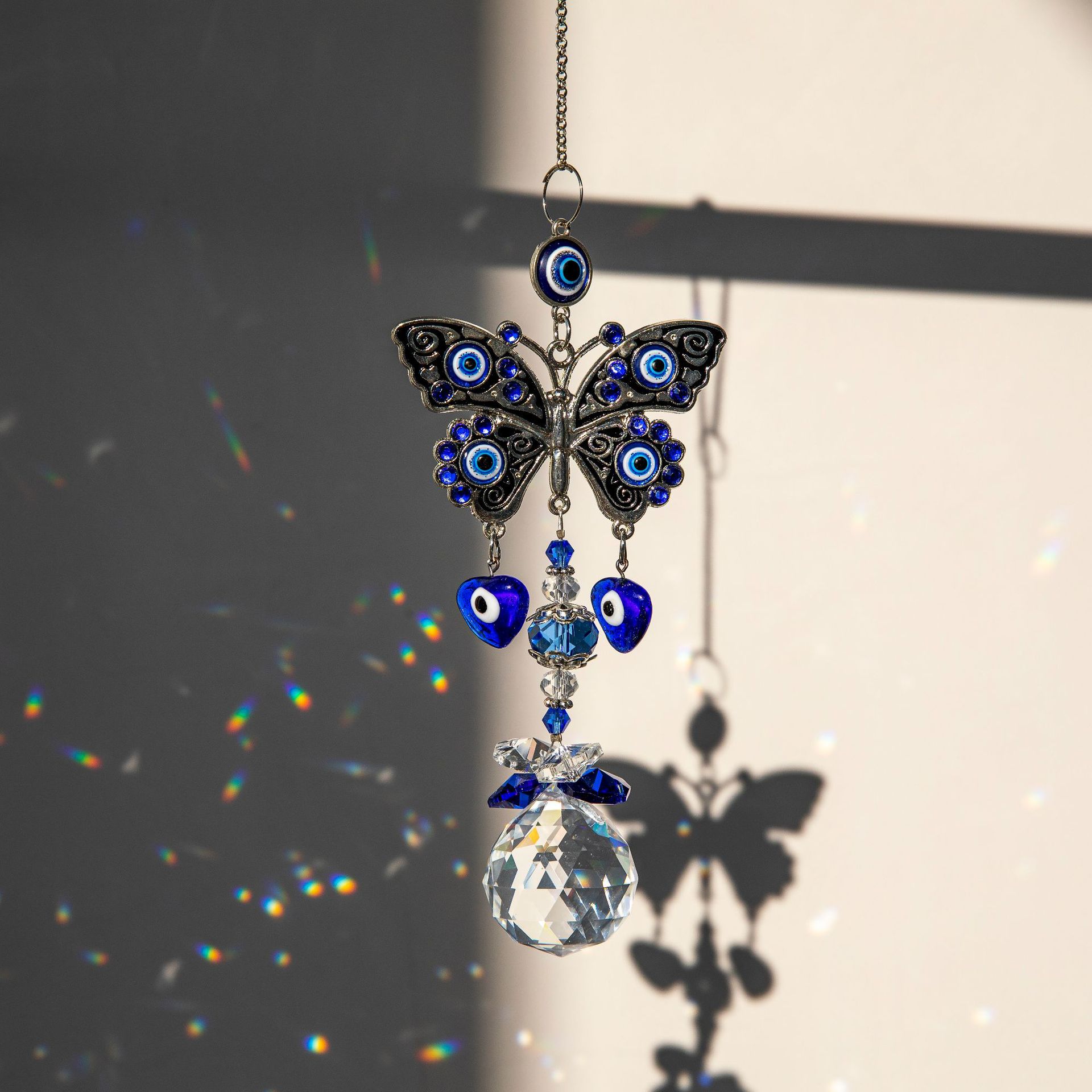 100g Weight Fashion Demon Eye Crystal Sun Catcher Lighting Pendant