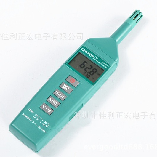 群特袖珍型湿度温度表CENTER-315