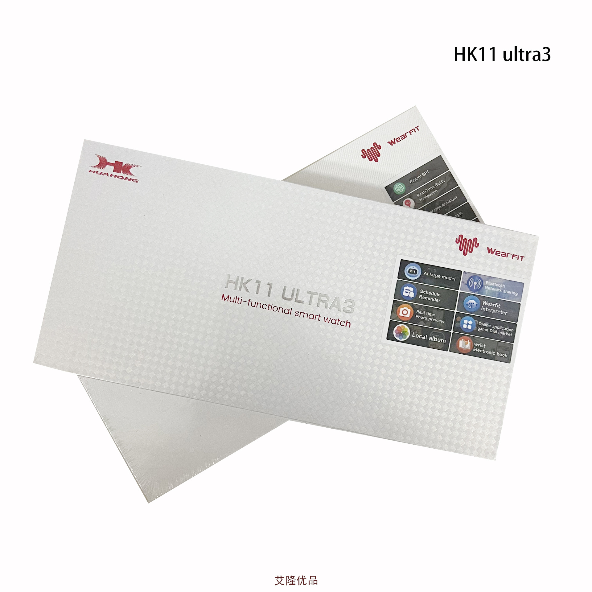 Qiao Gangzhu Hk11 Ultra3 Smart Watch with Bluetooth Calling, Wechat Reply + Dual Payment