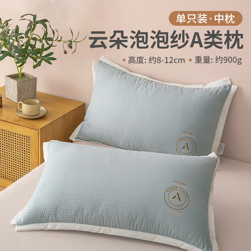 Almohada de fibra de hotel Almohada cervical Almohada para dormir profunda Almohada para el cuello para dormir para adultos