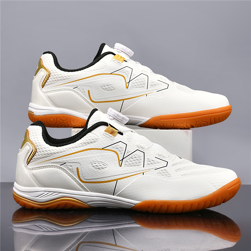 Table Tennis Shoes for Men and Women, Professional 2026 New Model, Breathable Mesh, Wear-Resistant, High-End Competition Shoes, Rotating Buckle Sports Shoes Table Tennis Shoes for Men and Women, Professional 2026 New Model, Breathable Mesh, Wear-Resistant, High-End Competition Shoes, Rotating Buckle Sports Shoes