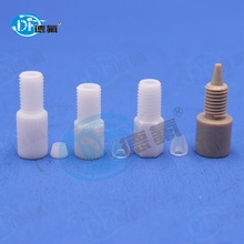 廠家直銷 聚偏氟乙烯螺紋接頭 PVDF倒錐接頭透明管