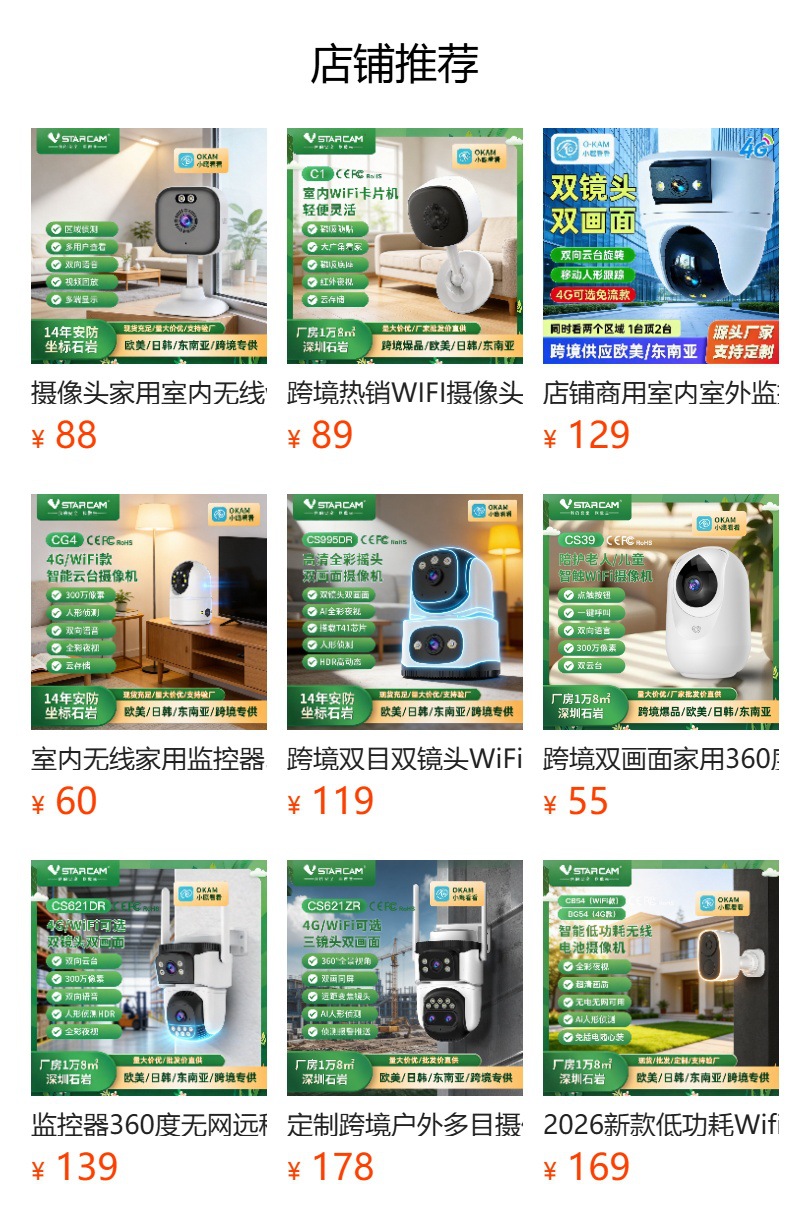 Dome security camera 360° ceiling mounted HD indoor