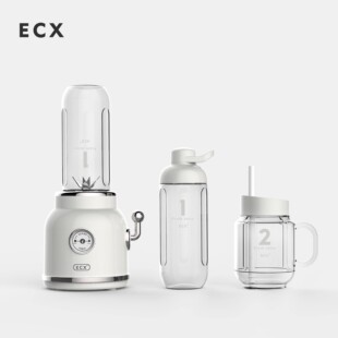 Ecx Juicer Small Household Electric Juice Machine Multi-Function Fried Juice Blender Ice Machine Smoothie Machine