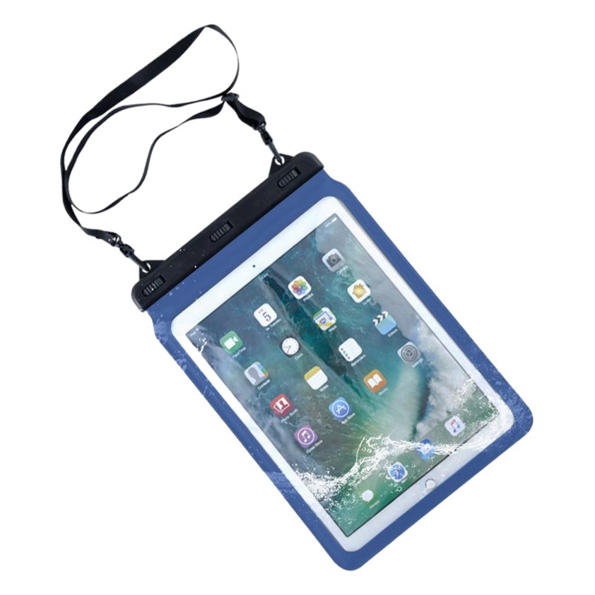 Pvc Flat Waterproof Bag, Large Size, Abs Clip, Sealed Double Hook, Lanyard, Waterproof Case, Outdoor Leisure, Touch Screen Compatible