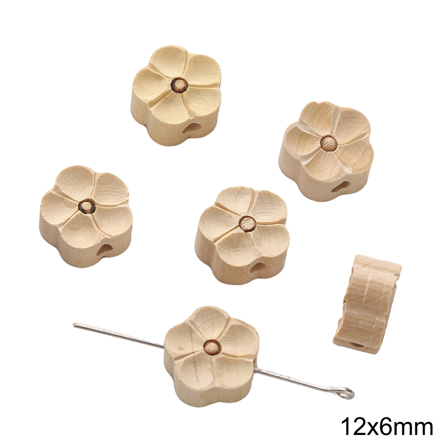 Guofengwen juega Ping An Fu cuentas de madera hechas a mano DIY colgantes de cuentas de cadena de material de teléfono móvil accesorios de cuentas a granel