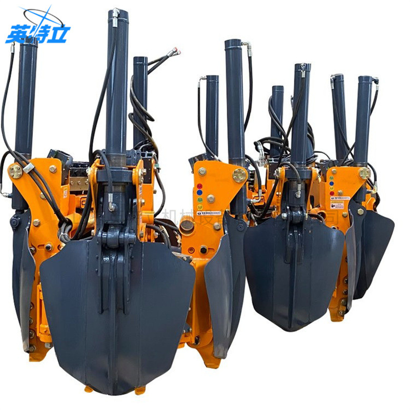 挖改树木移植移栽机四六瓣液压挖树机园林起树清树根挖拔器