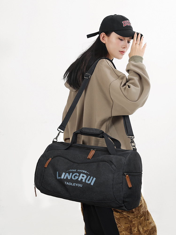 025 nueva bolsa de viaje para hombres y mujeres de gran capacidad bolsa de equipaje a prueba de rociamientos separación seca y húmeda mochila deportiva de fitness