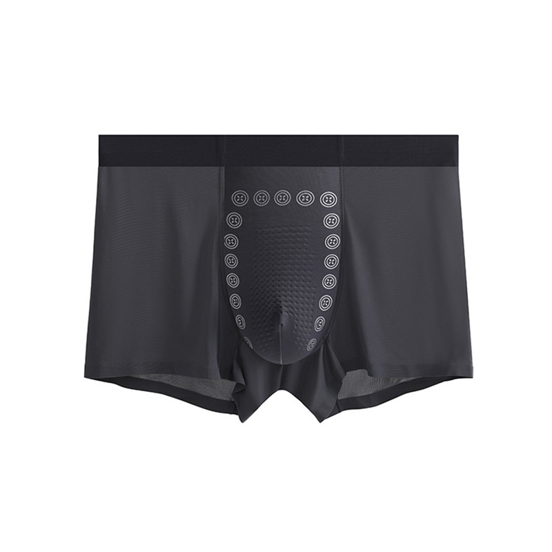 Verano sin huellas bacteriostático cómodo de baja calidad secado rápido simple transpirable cuatro cuadrillos ropa interior de hombre hielo ultra delgado ropa interior de hombre