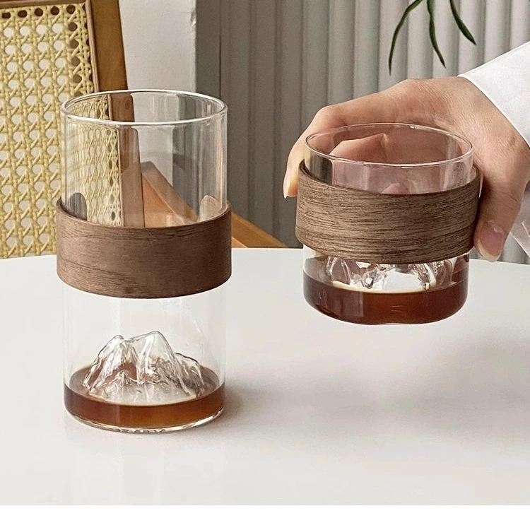 Горячая продажа стеклянная чашка чая с высоким содержанием боросиликатного стекла стакан воды офисный набор чайных чашек для домашнего кофе