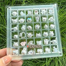 三丽鸥3硬银珠子足银999串珠凯蒂猫玉桂狗库洛米 编织手绳串