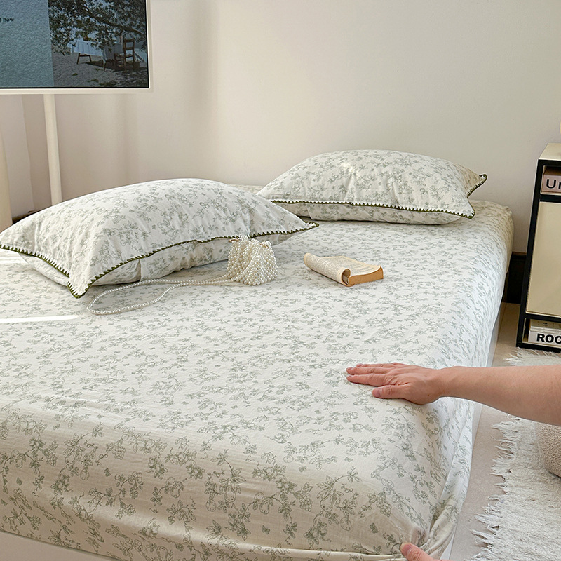 2025 nueva funda de cama de algodón de una sola pieza funda de cama de algodón 2025 nueva funda de protección de colchón funda de cama todo incluido para cama individual