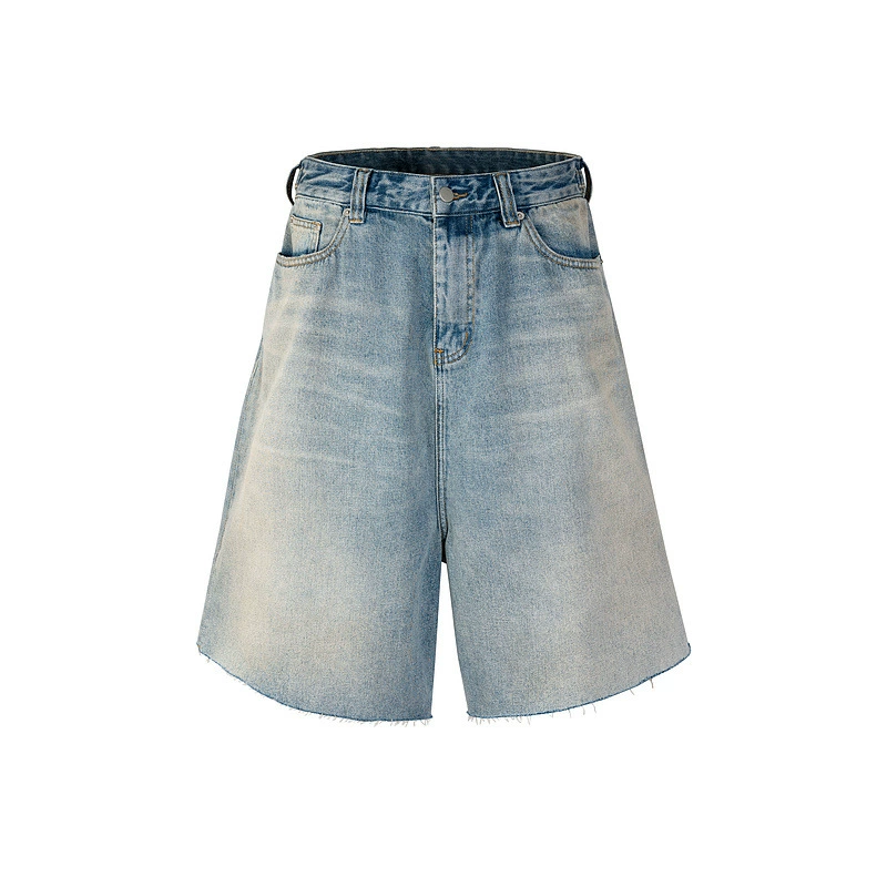 Bawei Skater old rosted denim shorts