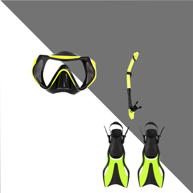 DEDEPU diving goggles breathing tube suit snorkeling Sanbao dry breathing tube adult silicone mask diving equipment