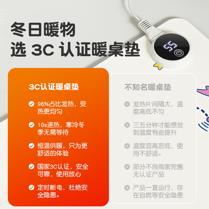 almohadilla de ratón caliente super caliente estudiante escritorio computadora almohadilla de mesa caliente de oficina escritorio calentador de mano invierno almohadilla de calefacción eléctrica