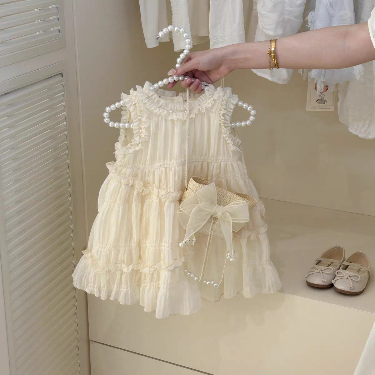 【Colección de Vestidos para Bebés Sweet Little Sister】Ropa Infantil Vestidos Elegantes de Verano para Niñas Venta al por Mayor Vestidos de una Pieza Dropshipping de Moda