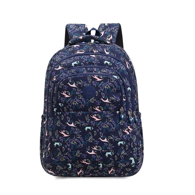 Nueva mochila transfronteriza tendencia de bolsas escolares de estudiantes de secundaria bolsas de nylon de gran capacidad mochila mono colgante