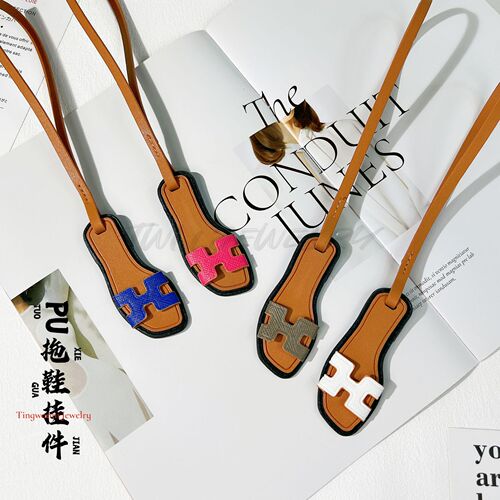 H family new small slippers bag pendant classic Kelly platinum cabbage basket pendant car pendant accessories