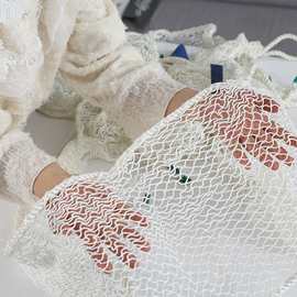 建筑工地施工防护防坠网平兜防护安全网白色尼龙阻燃楼梯防护网