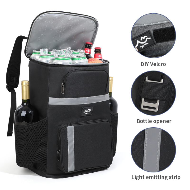 Bolsa de aislamiento térmico de gran capacidad, mochila, bolsas de picnic al aire libre, bolsas de almacenamiento de alimentos, bolsas de almuerzo, bolsas de almuerzo, bolsas de mochila