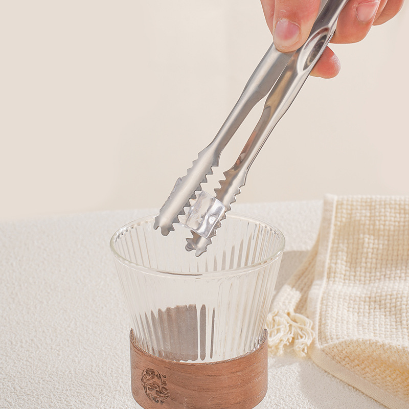 メーカー直供ステンレス氷クリップ家庭用キッチン滑り止め氷クリップ氷砂糖クリップ焼き肉クリップ果物食べ物クリップ|undefined