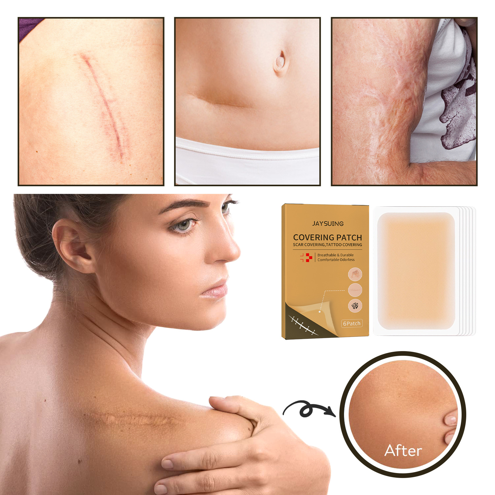 Invisible Concealer Patch For Skin Scars And Tattoos_voghion.com