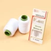 2 rolls of white thread + 16 needles