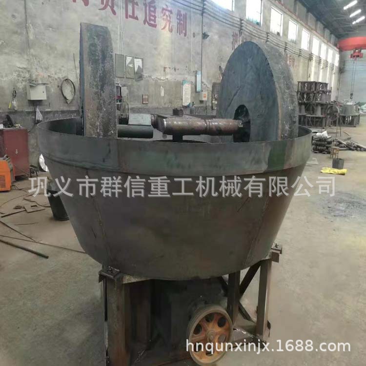型号多种类碾磙子 选铁碾金机 直径1.2米碾金机
