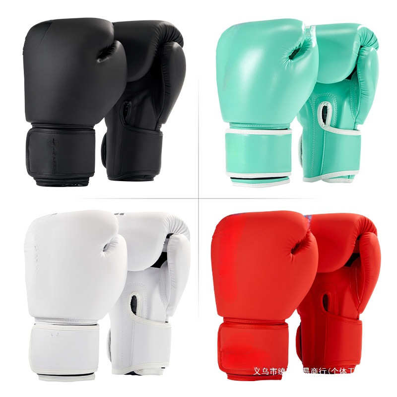 Boxing Gloves Professional Adult Sanda Muay Thai Fighting Gloves for Men, Women and Children Training to Hit Sandbags