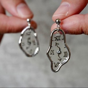 Clock Jewelry, Handmade Earrings, Personalized Simple and Fashionable Dropshipping, Handmade Earrings