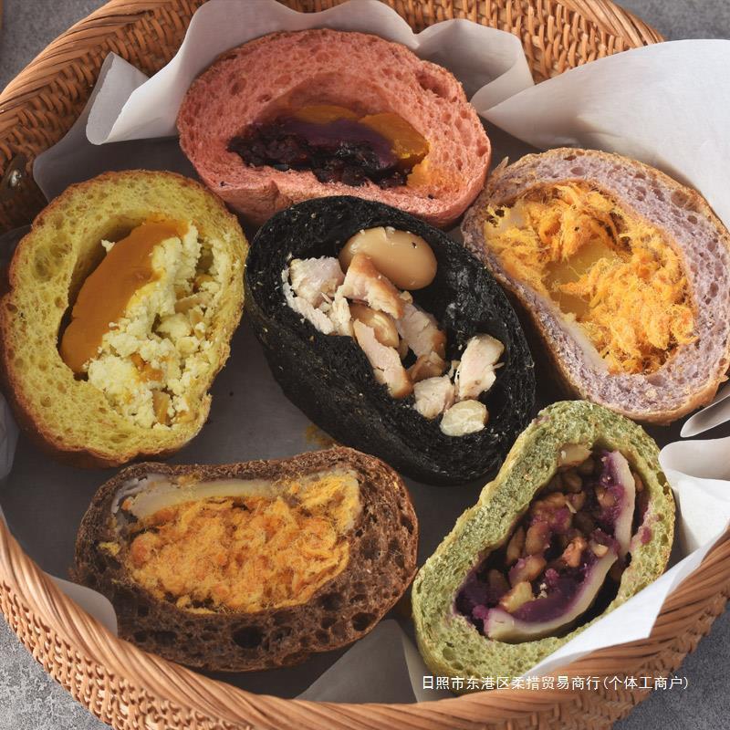 欣小焙煎欧包手作り焙煎全麦サンドイッチ学生朝食チーズ肉松芋餡低カードパン120g|undefined